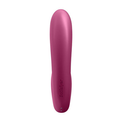 SATISFYER - SUNRAY BERRY CLITORIS SUCKER AND VIBE 2 IN 1 USB