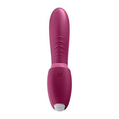 SATISFYER - SUNRAY BERRY CLITORIS SUCKER AND VIBE 2 IN 1 USB