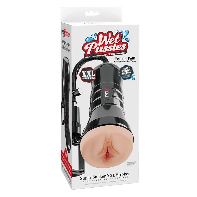 PDX TOYZ - SUPER SUCKER XXL STROKER WITH SELF-LUBRICATION