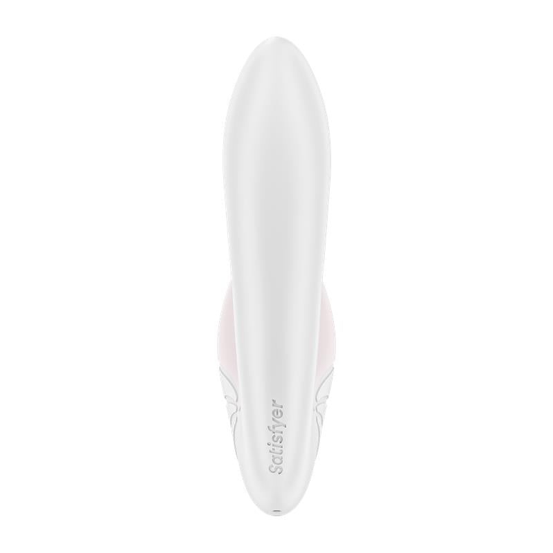 SATISFYER - SUPERNOVA CLITORIS SUCKER AND VIBE SUPER FLEXIBLE USB WHITE