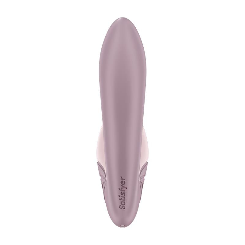 SATISFYER - SUPERNOVA OLD ROSE CLITORIS SUCKER AND VIBE SUPER FLEXIBLE USB