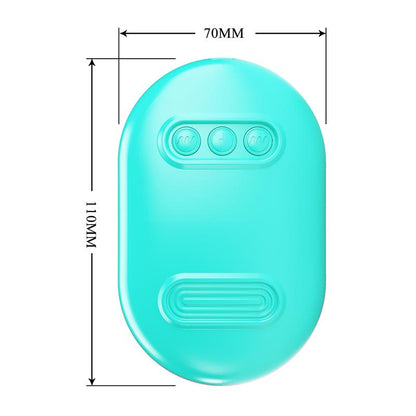 PRETTYLOVE - SURPRISE BOX VIBRATING EGG WITH ELECTRIC SHOCK NIPPLE CLAMPS BLUE