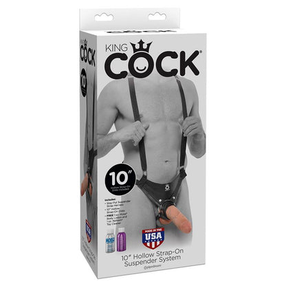 KING COCK - SUSPENDER STRAP-ON WITH HOLLOW DILDO 10