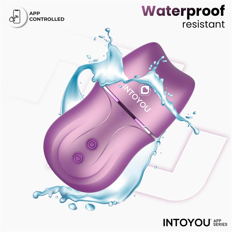 INTOYOU APP SERIES - SUVI STIMULATOR WITH LICKING, BITING, SUCTION AND VIBRATION USB-C WITH APP