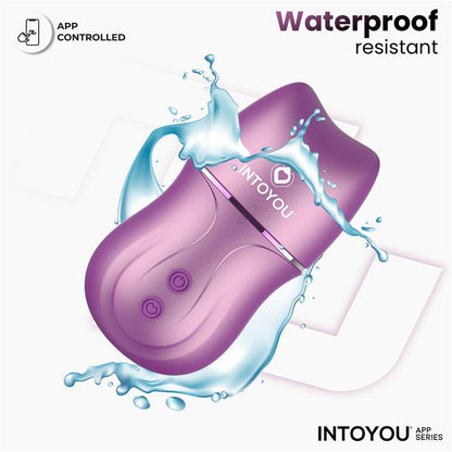 INTOYOU APP SERIES - SUVI STIMULATOR WITH LICKING, BITING, SUCTION AND VIBRATION USB-C WITH APP