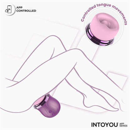 INTOYOU APP SERIES - SUVI STIMULATOR WITH LICKING, BITING, SUCTION AND VIBRATION USB-C WITH APP