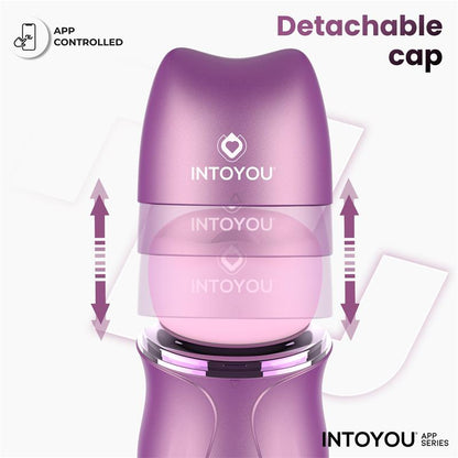 INTOYOU APP SERIES - SUVI STIMULATOR WITH LICKING, BITING, SUCTION AND VIBRATION USB-C WITH APP