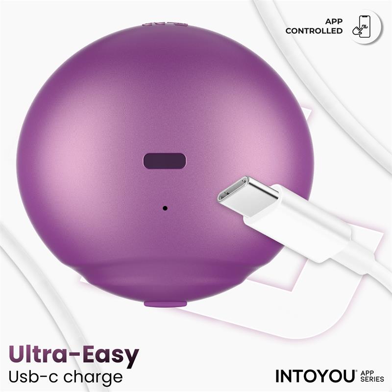 INTOYOU APP SERIES - SUVI STIMULATOR WITH LICKING, BITING, SUCTION AND VIBRATION USB-C WITH APP
