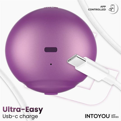 INTOYOU APP SERIES - SUVI STIMULATOR WITH LICKING, BITING, SUCTION AND VIBRATION USB-C WITH APP