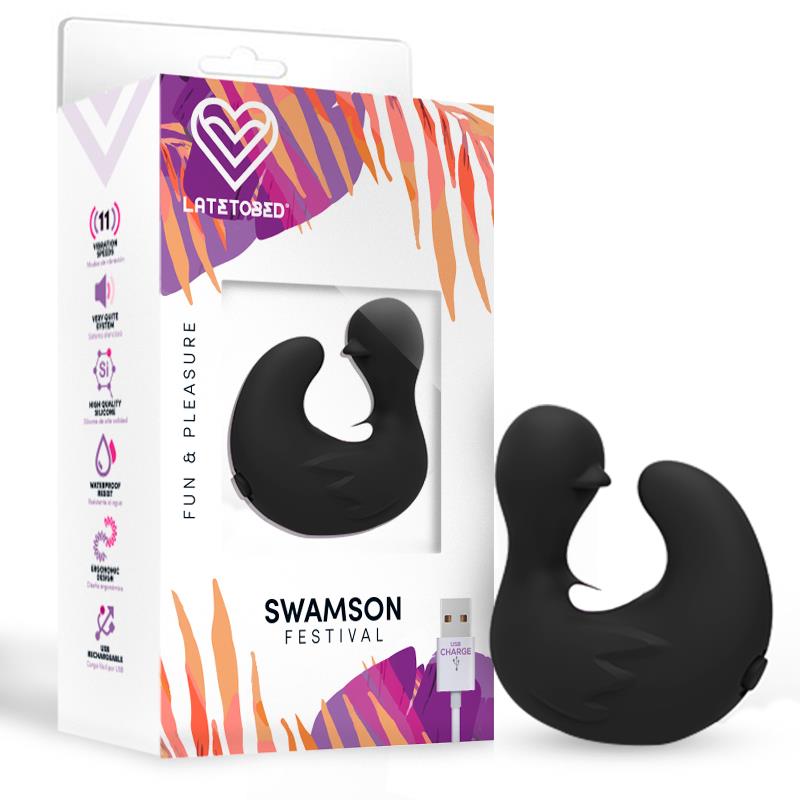FESTIVAL - SWAMSON STIMULATOR DUCKLING THIMBLE USB SILICONE BLACK