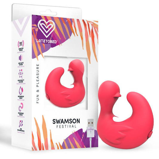 FESTIVAL - SWAMSON STIMULATOR DUCKLING THIMBLE USB SILICONE ROSE