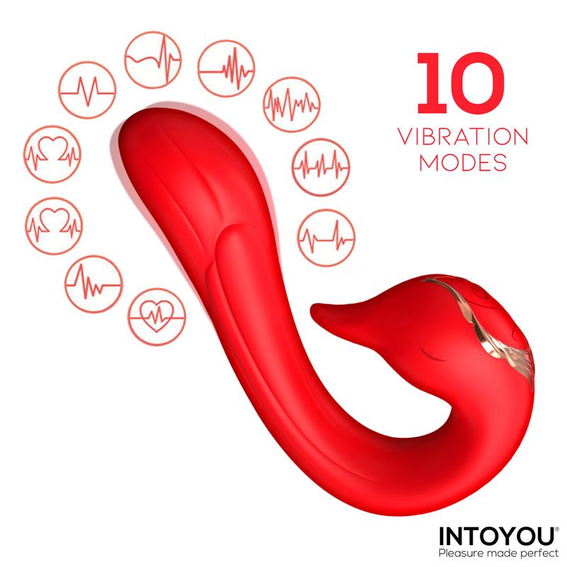 INTOYOU - SWANA VIBRATOR LICKING TONGUE WITH ANGLE ADJUSTABLE