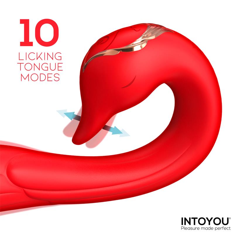 INTOYOU - SWANA VIBRATOR LICKING TONGUE WITH ANGLE ADJUSTABLE