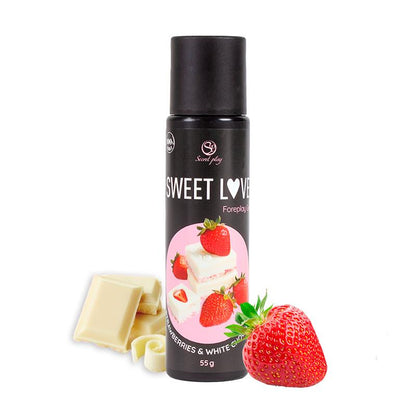 SECRET PLAY - LUBRIFIANT SWEET LOVE FRAISE CHOCOLAT BLANC 60 ML