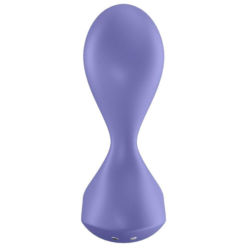 SATISFYER - SWEET SEAL BUTT PLUG WITH VIBRATION AND APP BLACK