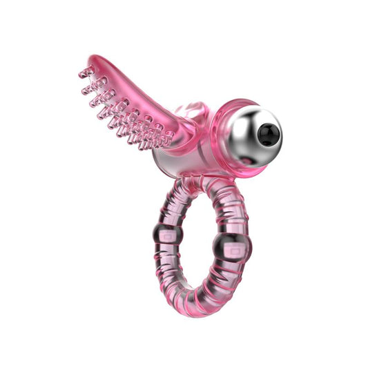 BAILE - SWEET ABS 10 RHYTHMS RING PINK VIBRATOR PENIS RING