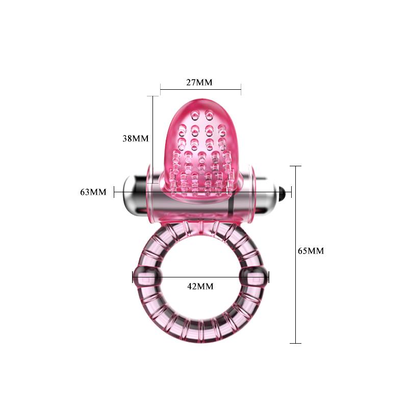 BAILE - SWEET VIBRATING RING PINK