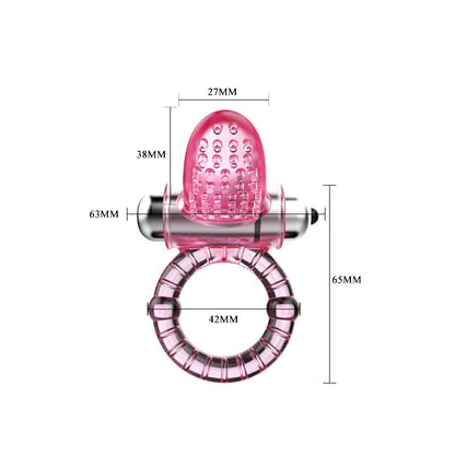 BAILE - SWEET VIBRATING RING PINK
