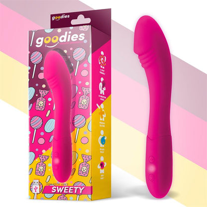 GOODIES - SWEETY G-SPOT VIBE USB SILICONE FUCHSIA