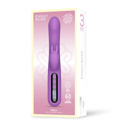DIGITAL - SWELL VIBRADOR CON PANTALLA DIGITAL SÚPER POTENTE 23.2 CM