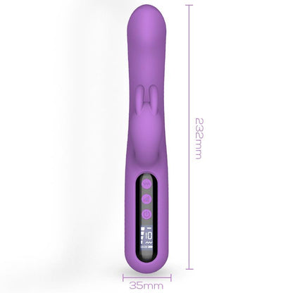 DIGITAL - SWELL VIBRADOR CON PANTALLA DIGITAL SÚPER POTENTE 23.2 CM
