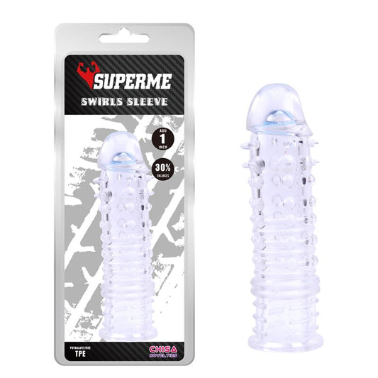 CHISA - SWIRLS SLEEVE-CLEAR