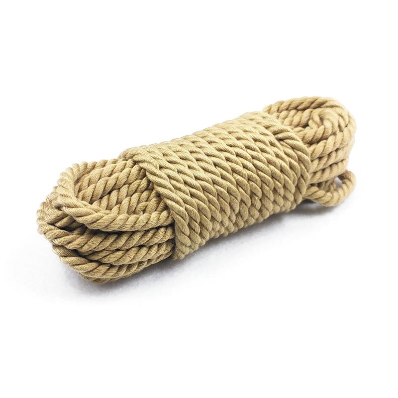 LATETOBED BDSM LINE - SYNTHETICHEMP BONDAGE ROPE NATURE 5 METER