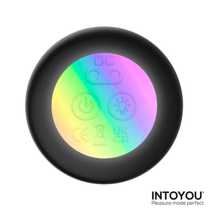 INTOYOU - TAINY THRUSTING LED LIGHTED ANAL PLUG WITH REMOTE CONTROL