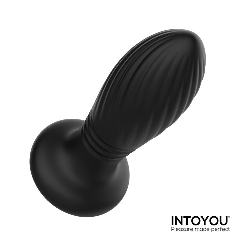 INTOYOU - TAINY THRUSTING LED LIGHTED ANAL PLUG WITH REMOTE CONTROL