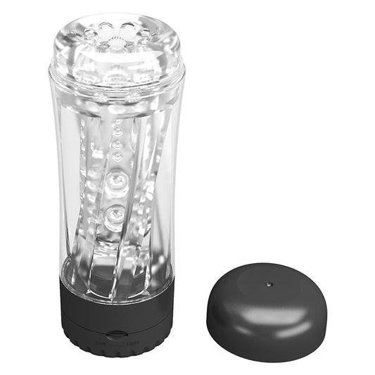 PRETTY LOVE - TAMARA MALE MASTURBATOR MULTI-SPEED VIBRATOR BLACK