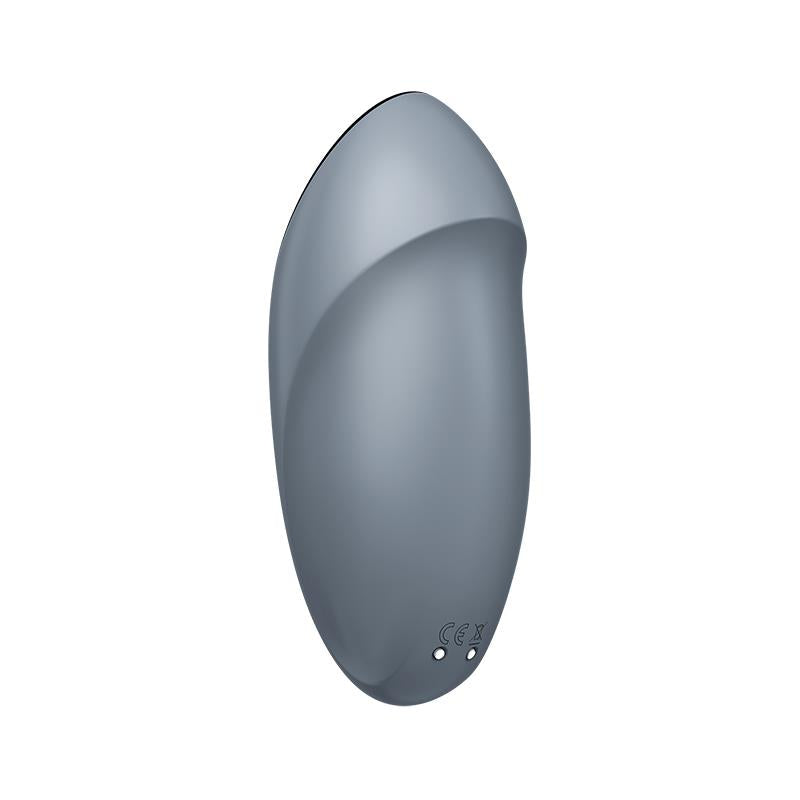 SATISFYER - VIBRATEUR TAP AND CLIMAX 1 À VIBRATIONS ET TAPOTEMENTS GRIS
