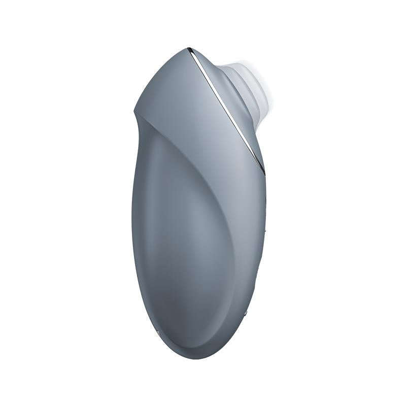 SATISFYER - VIBRATEUR TAP AND CLIMAX 1 À VIBRATIONS ET TAPOTEMENTS GRIS