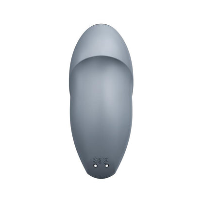 SATISFYER - VIBRATEUR TAP AND CLIMAX 1 À VIBRATIONS ET TAPOTEMENTS GRIS