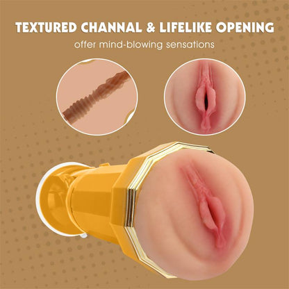 CHISA - TARA VIBRATING REALISTIC VAGINA MASTURBATOR