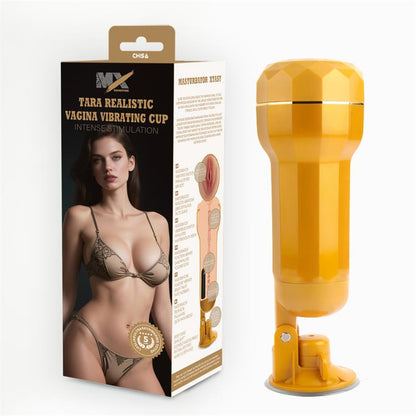 CHISA - TARA VIBRATING REALISTIC VAGINA MASTURBATOR