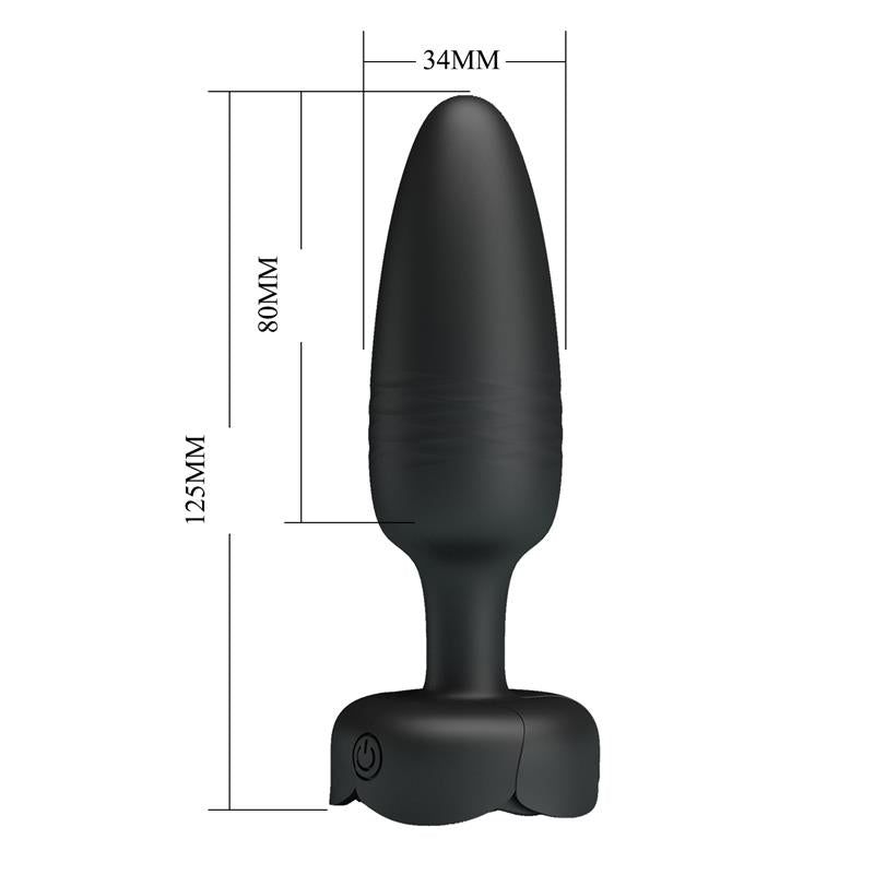 PRETTYLOVE - TARION BUTT PLUG WITH VIBRATION AND THRUSTING