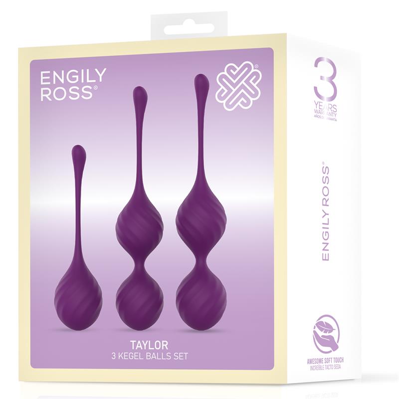 ENGILY ROSS - TAYLOR 2.0 KEGEL BALLS SILICONE PURPLE