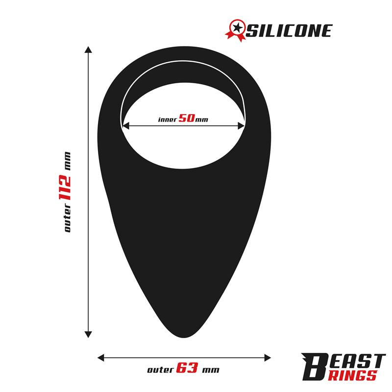 BEAST RINGS - TEAR SILICONE RING 50 MM