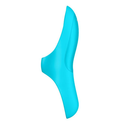 SATISFYER - TEASER FINGER VIBRATOR LIGHT BLUE