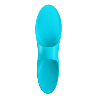 SATISFYER - TEASER FINGER VIBRATOR LIGHT BLUE