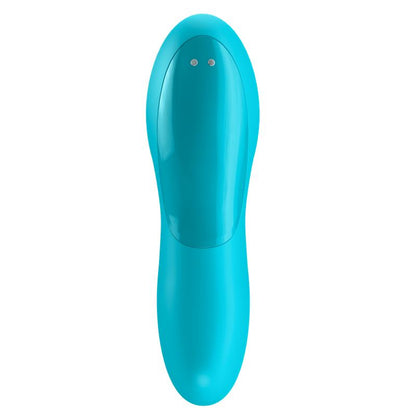 SATISFYER - TEASER FINGER VIBRATOR LIGHT BLUE