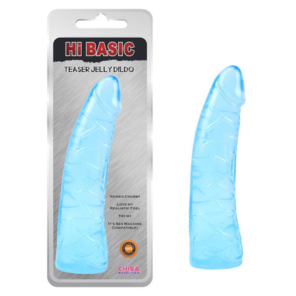 CHISA - TEASER JELLY DILDO 18.6CM BLUE