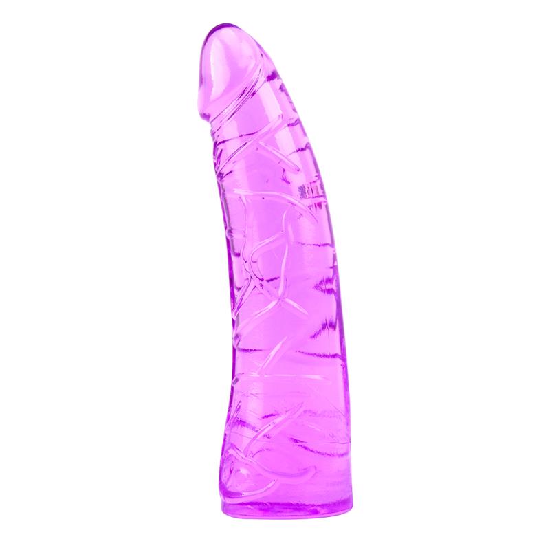 CHISA - TEASER JELLY DILDO 18.6CM PURPLE