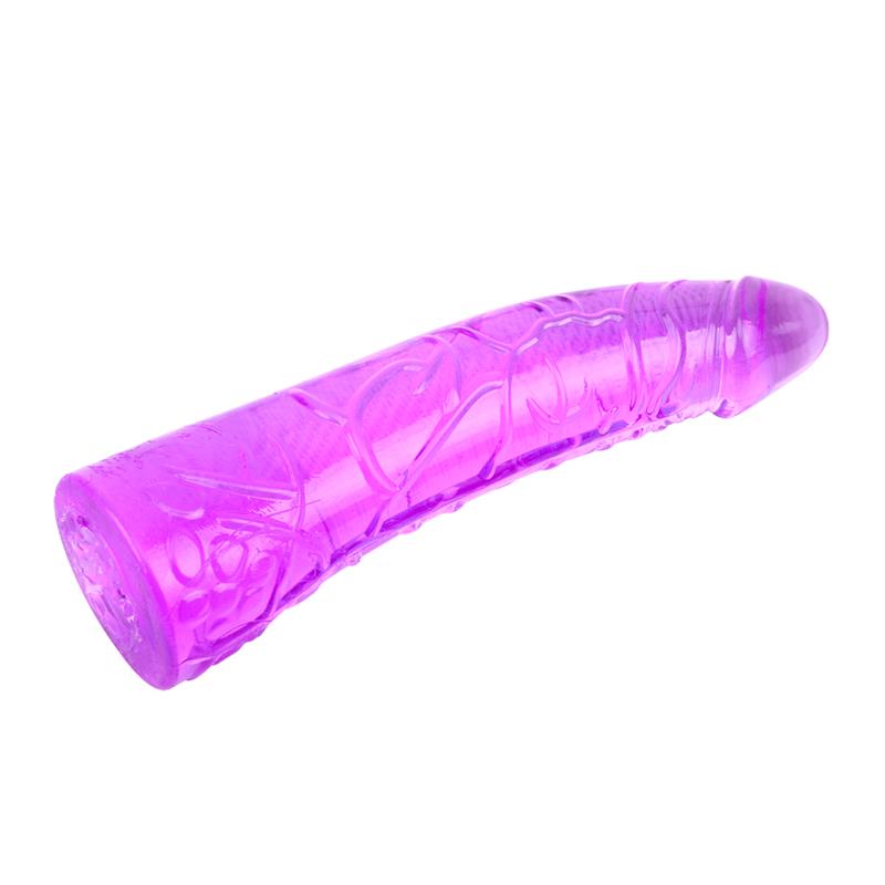 CHISA - TEASER JELLY DILDO 18.6CM PURPLE