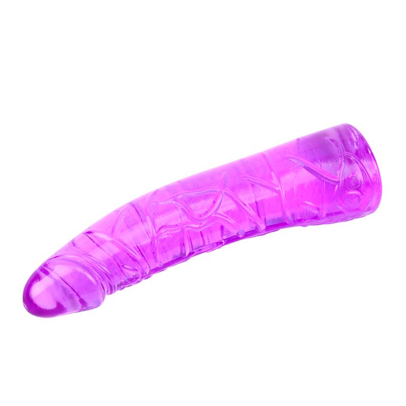 CHISA - TEASER JELLY DILDO 18.6CM PURPLE