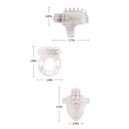 CHISA - TEASERS RING SET OF 3