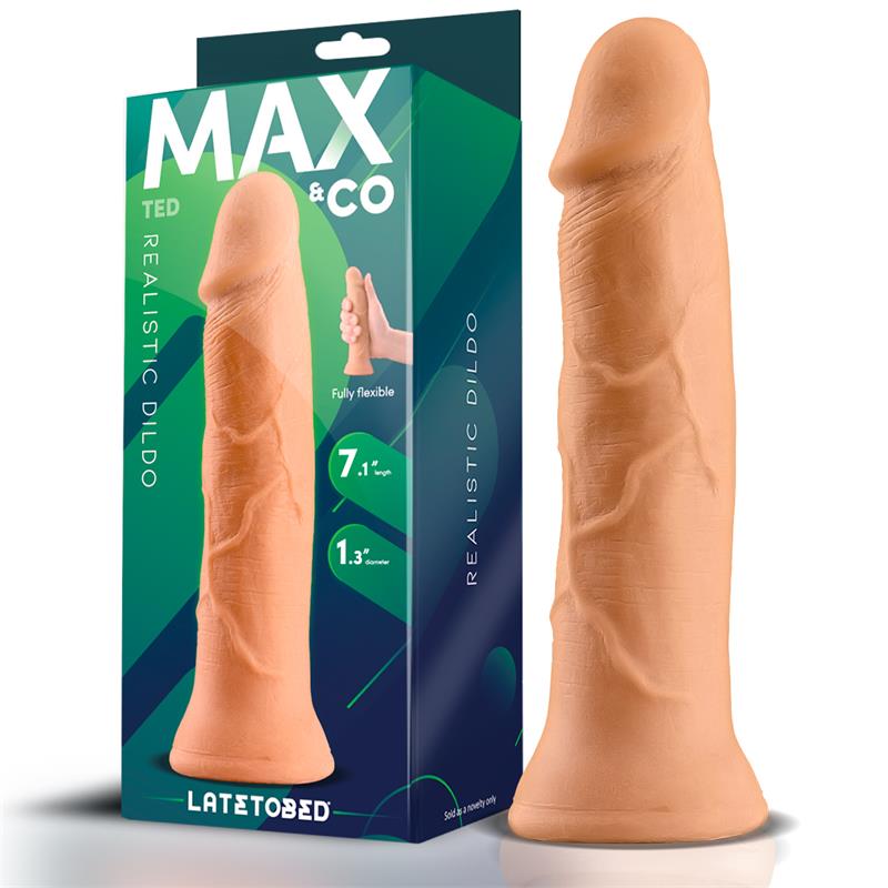 MAX & CO - TED REALISTIC DILDO 7.1 FLESH