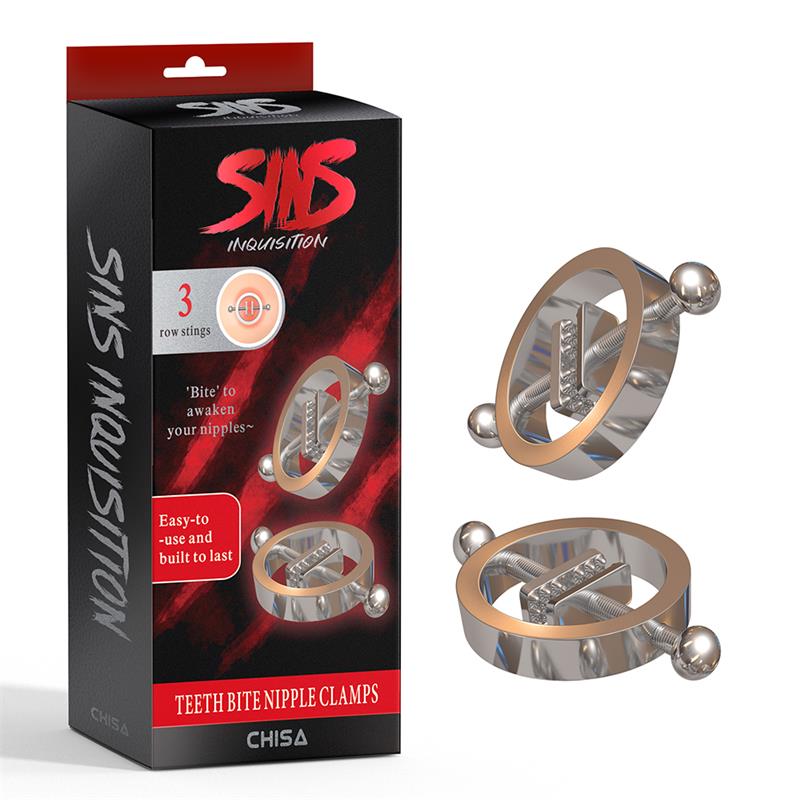 CHISA - TEETH BITE NIPPLE CLAMPS