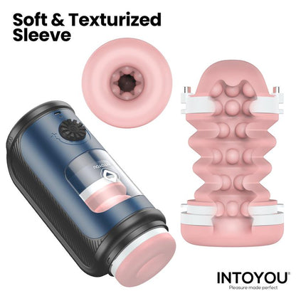 INTOYOU - TENKRO MASTURBATOR WIT THRUSTING AND HEAT USB-C