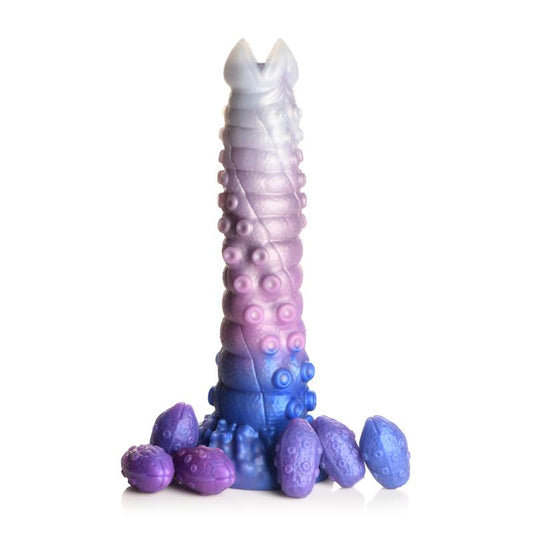 CREATURE COCKS - TENTA-QUEEN OVIPOSITOR DILDO WITH 6 EGGS
